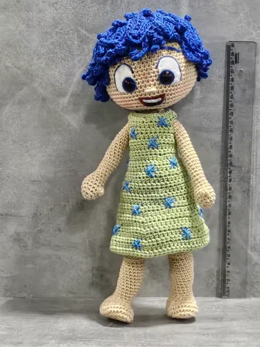 Alegria- Divertidamente em amigurumi 