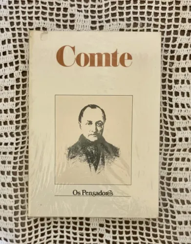 Livro lacrado: Comte (1983-Coleção Os Pensadores Abril Cultural) etiqueta: Cr$ 1900