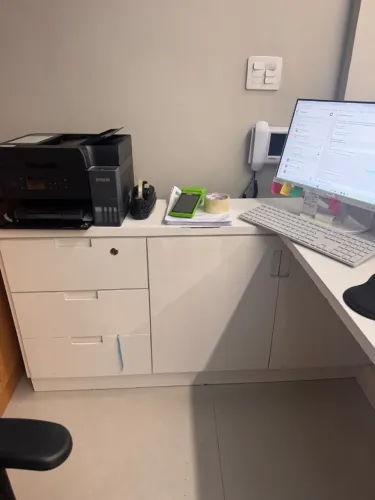 Balcão para recepção