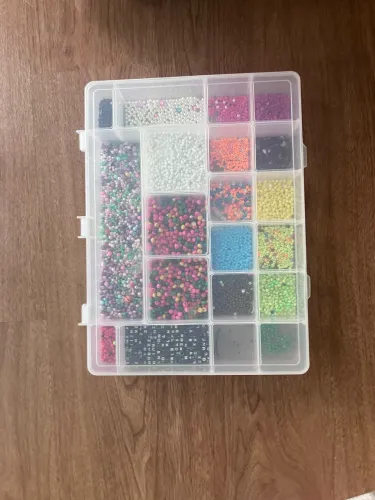 Mix de Miçangas Coloridas "Pop" - Pote Cheio