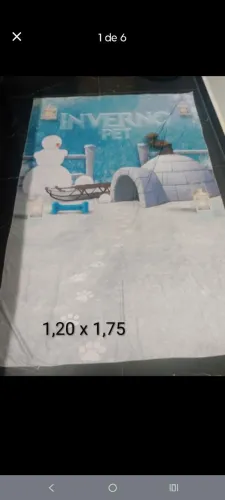 Lote com 6 painéis fundo fotográfico para pets