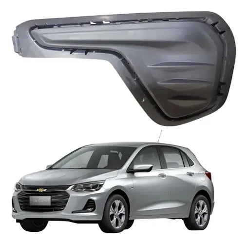 Moldura Direita Farol Neblina Chevrolet Onix Gm 2020 (usado) Preto Direito