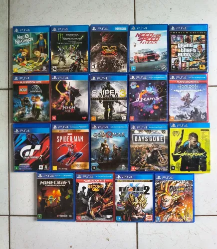 Jogos PS4 Novos sem Nenhum Arranhão..