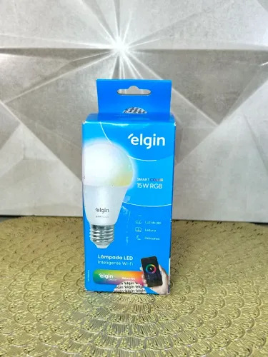 Lâmpada Inteligente Elgin LED RGB 15W
