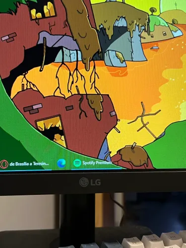 monitor 24 lg 100hz NOVO
