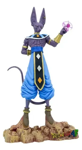 Figure Beerus Dragon Ball Super Deus da Destruição Boneco 30cm Pvc Colecionável