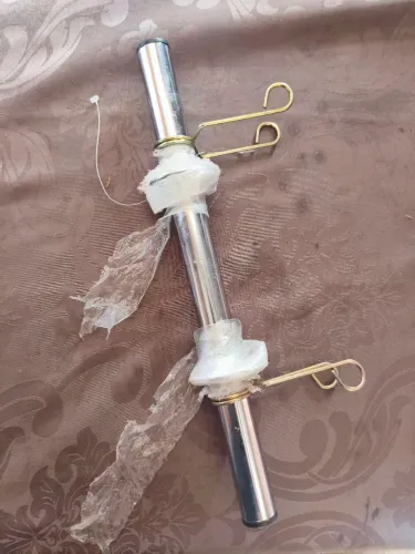 Barra para Halteres 40 cm com presilhas