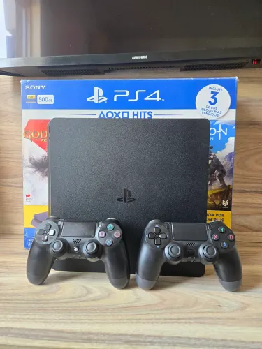 PS4 Slim 500gb DESBLOQUEADO - TUNADO DE JOGOS