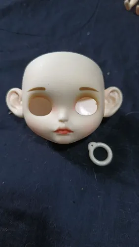 Kit Faceplate Backplate Orelhas Blythe Tbl Custom de Fábrica  - N Pullip Bjd Barbie 