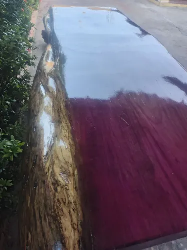 Mesa rústica ipê roxo