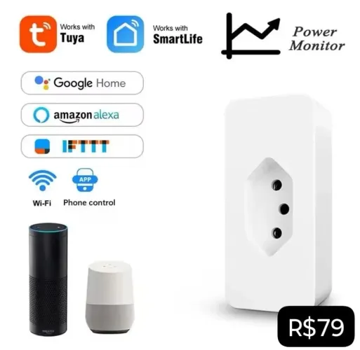 Tomada Inteligente Wi-Fi - Produto Novo