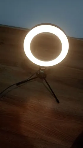  VENDO - RING LIGHT COM TRIPÉ  DE MESA