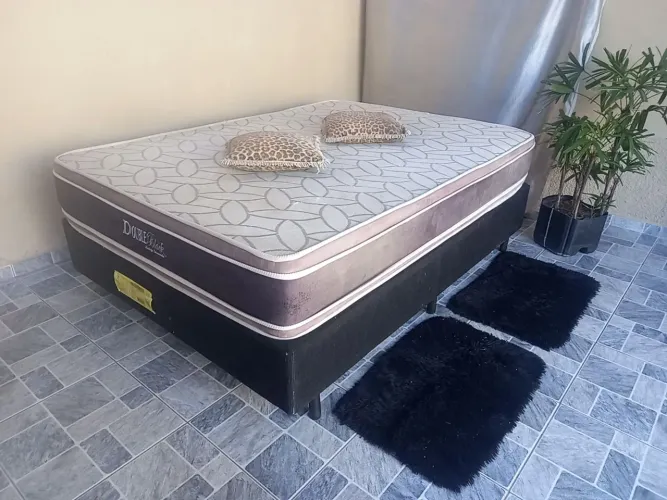 Entrego. Cama box casal
