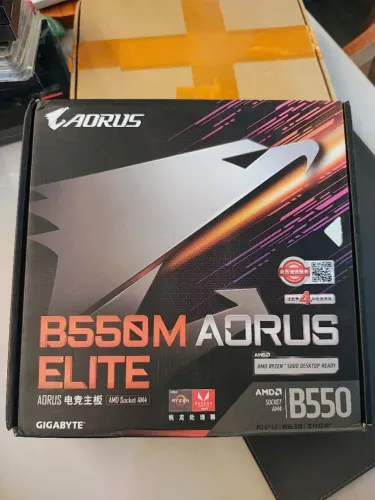 Placa Mãe B550M Aorus Elite AM4 DDR4 