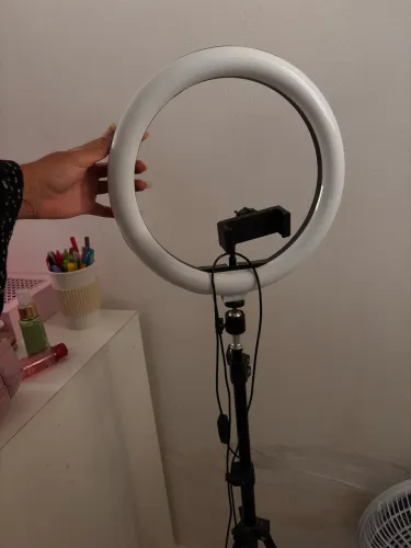 ring light - 10 polegadas com tripé de 2.10M