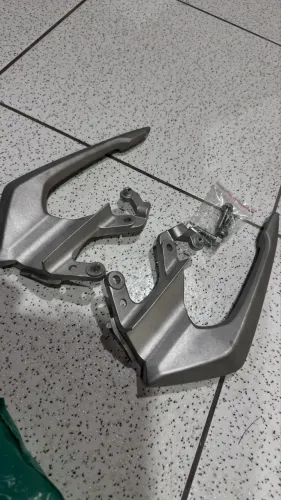 Alças Traseiras Titan 160 2019 prata Original