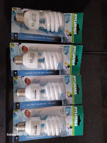 4 lampada espiral 30w sylvania