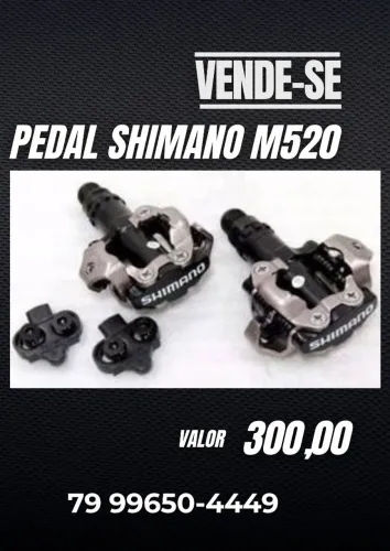Pedal shimano clip R$ 300