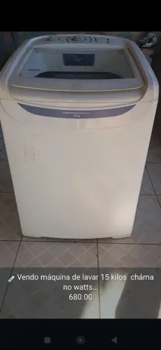 Vendo máquina de lavar de 15 kg
