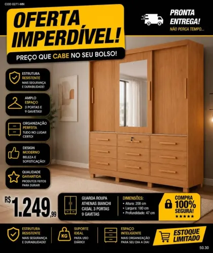 Guarda Roupa Athenas