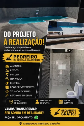 Pedreiro reforma em geral *