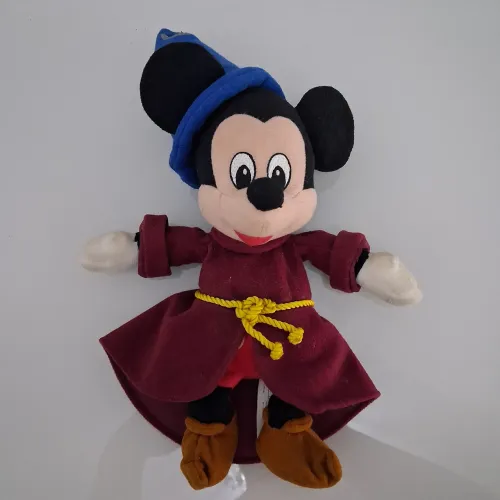 Pelúcia Mickey Mouse - Fantasia - Bean Bag - 27cm Vintage