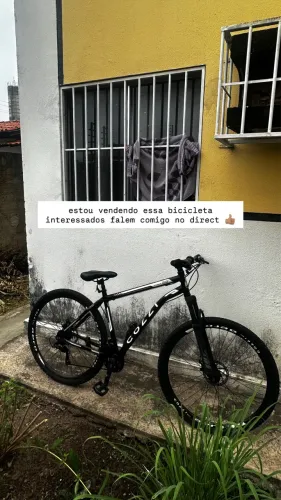 Bicicleta Colli MTB Aro 29, freio a disco e suspensão dianteira.