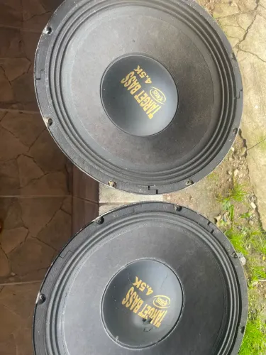 Vendo dois target bass 4,5 de 15 Eros