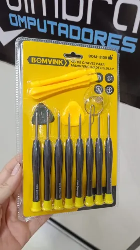 Kit Chaves 14 Em 1 Bonder Bom-3108 Ferramenta Espatula Manutenção De Eletrônicos - Entrega