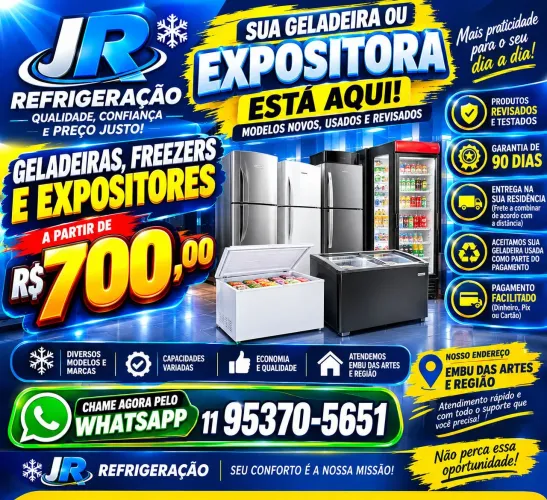 GELADEIRA, FREEZER OU EXPOSITOR ESTÁ AQUI! ?