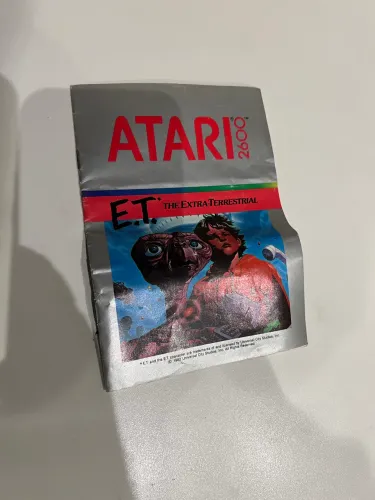 Manual do cartucho E.T atari