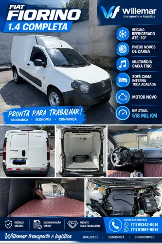 Fiat Fiorino Furgão Work. Hard 1.4 Flex 8V 2P 2020