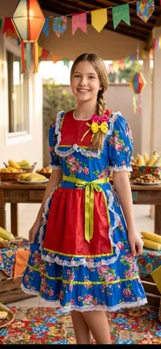 Vestido festa Junina 