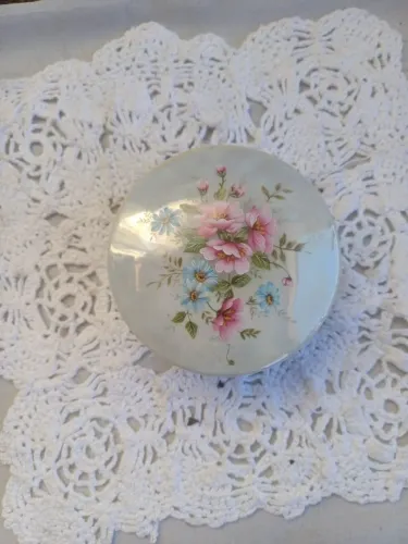 Porta joias em porcelana com dedicatória