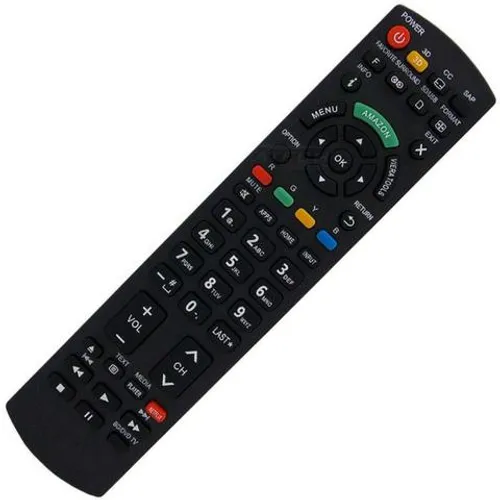 Controle Remoto Smart Tv Panasonic Led Tecla Amazon Netflix