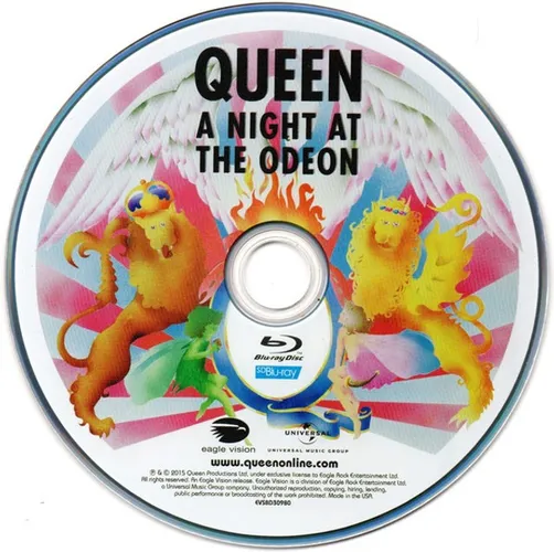 Blu ray Queen - A Night At The Odeon (Autorado)