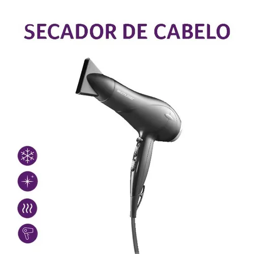 Secador de Cabelo Profissional Essenza Multilaser