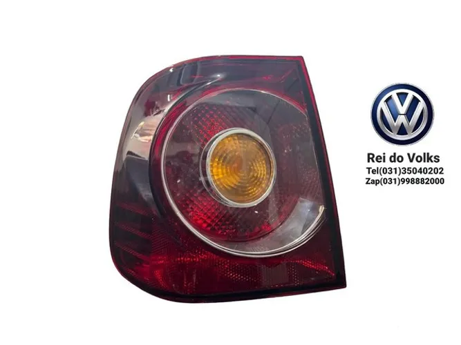 Lanterna traseira esquerda original do Polo sedan 2009 a 2013