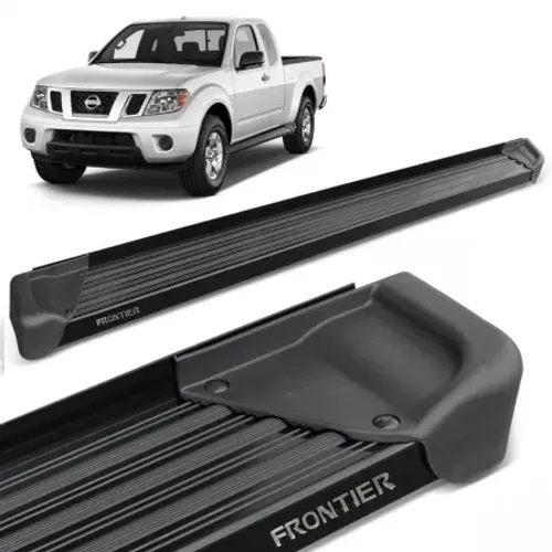 Estribo Nissan Frontier /2016 - Alumínio Preto - CK244