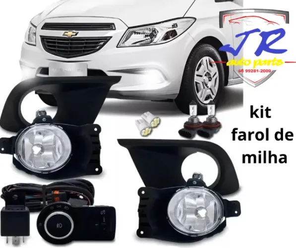 Kit Farol Milha Prisma LTZ 2017 2018 2019 Auxiliar Neblina