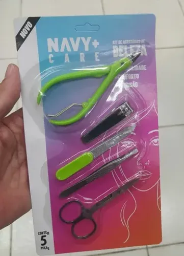 kit manicure e pedicure com 5 peças
