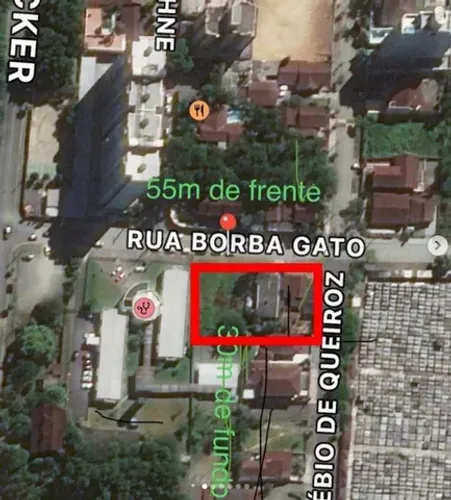 Terreno rua Borba Gato