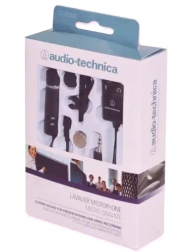 Microfone Lapela Audio-technica Para Entrevistas