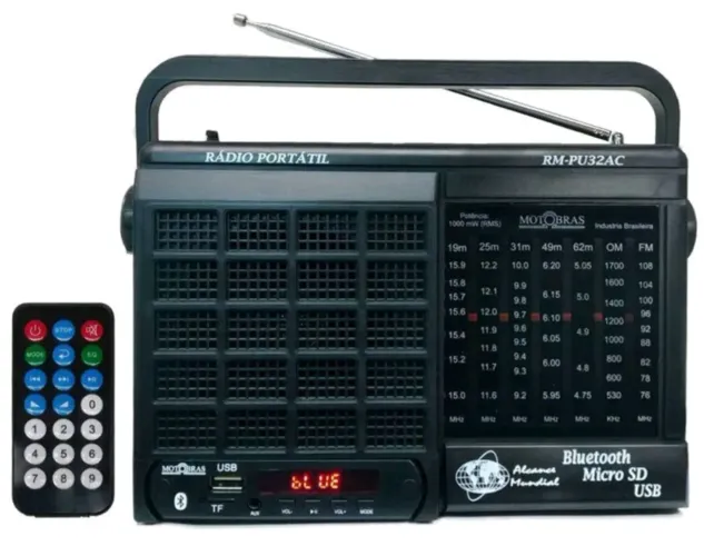 Radio bivolt pendrive cartão