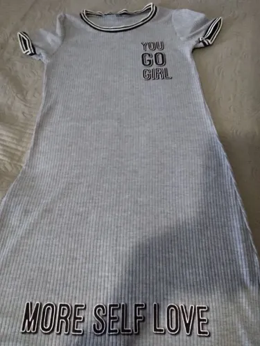 Vestido malha canelada 14