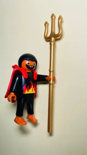 Playmobil Little Devil Costume Halloween boneco altura 5 cm Diabinho / Demônio Raro Diabo