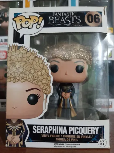 Funko POP 06 Seraphina Picquery Animais Fantásticos - Harry Potter - Com detalhe 