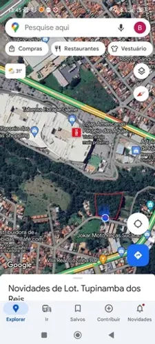 Área Perimetral Norte fundo Shopping Passeio das Águas