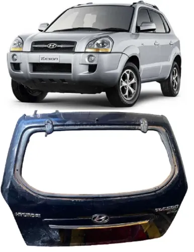 Tampa Traseira Tucson 2005 2006 a 2017 Preto