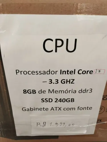 PC Gamer Intel Core i7 3.3 GHz